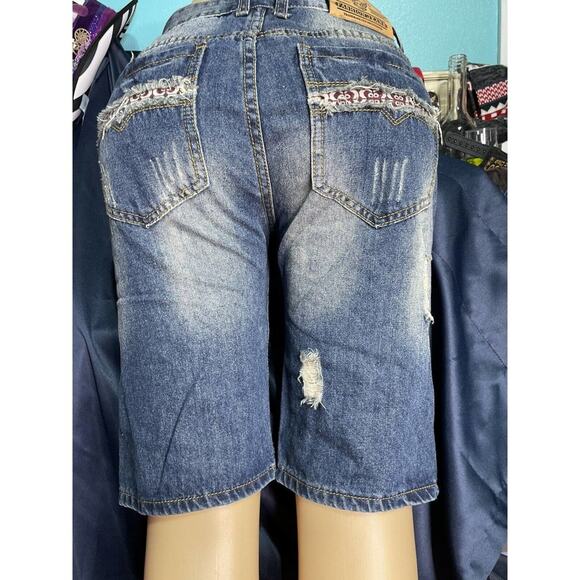 Fashion Jeans Bermuda Shorts‎ Women's Size 31 - Picture 3 of 4